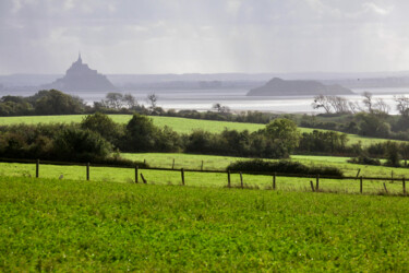 Photographie intitulée "Mont Saint-Michel,…" par Pierre-Yves Rospabé, Œuvre d'art originale, Photographie numérique