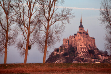 Fotografia intitolato "Mont Saint-Michel,…" da Pierre-Yves Rospabé, Opera d'arte originale, Fotografia digitale