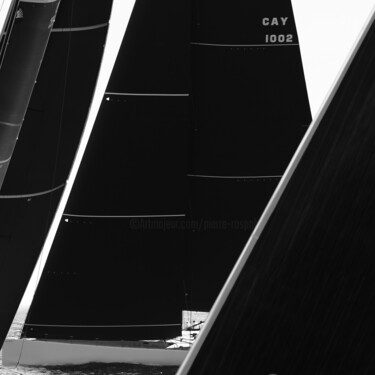 Photography titled "3 maxi yachts" by Pierre-Yves Rospabé, Original Artwork, Non Manipulated Photography