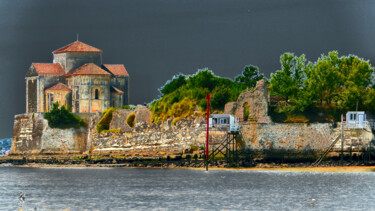 Photography titled "Eglise sainte Radeg…" by Pierre-Yves Rospabé, Original Artwork, Digital Photography