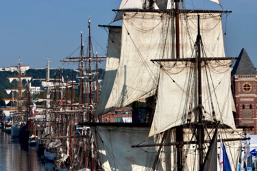 Fotografia intitolato "Armada Rouen, vue d…" da Pierre-Yves Rospabé, Opera d'arte originale, Fotografia non manipolata