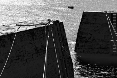 Fotografie mit dem Titel "Les jetées de Port…" von Pierre-Yves Rospabé, Original-Kunstwerk, Nicht bearbeitete Fotografie