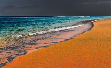 Fotografie mit dem Titel "La plage à Etel, Mo…" von Pierre-Yves Rospabé, Original-Kunstwerk, Digitale Fotografie