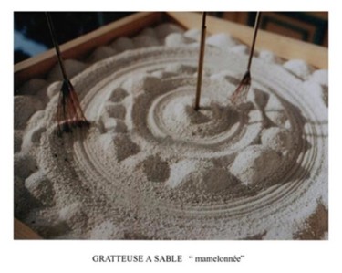 Sculpture intitulée "Gratteuse à sable m…" par Pierre Bourquin, Œuvre d'art originale, Autre