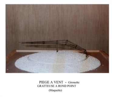 Sculpture intitulée "Piège à vent" par Pierre Bourquin, Œuvre d'art originale, Autre