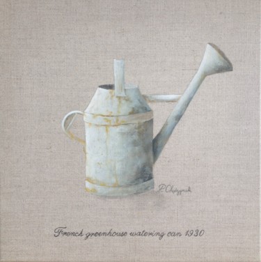Pittura intitolato "French watering can…" da Pierre Chadzynski, Opera d'arte originale, Acrilico