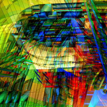 Digitale Kunst getiteld "ARCANES" door Pierre Corbu, Origineel Kunstwerk, Digitaal Schilderwerk