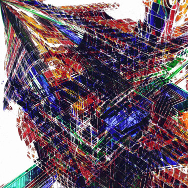 Цифровое искусство под названием "TEKTO#01" - Pierre Corbu, Подлинное произведение искусства, 2D Цифровая Работа