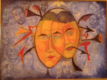 Peinture intitulée "Fantaisie" par Pierre Dalmas, Œuvre d'art originale