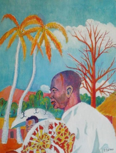 Peinture intitulée "Grand Chef de Canto…" par Pierre Dalmas, Œuvre d'art originale