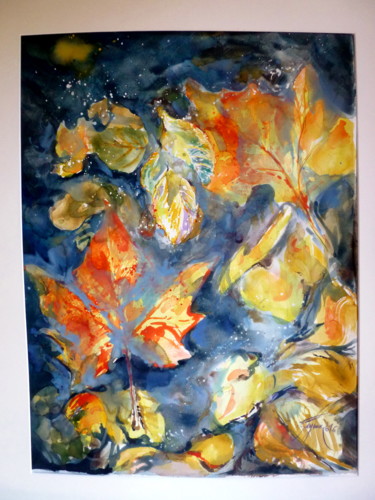 Peinture intitulée "Emportées par le co…" par Pierre Feyeux, Œuvre d'art originale, Aquarelle