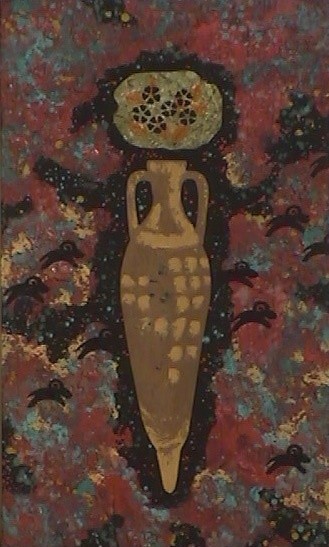Painting titled "Amphora" by Pierre Giusti, Original Artwork