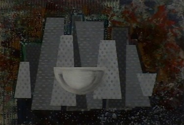 Malerei mit dem Titel "Bowl" von Pierre Giusti, Original-Kunstwerk