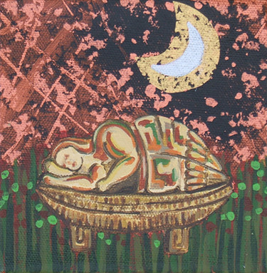 Peinture intitulée "Sleeping lady No 14" par Pierre Giusti, Œuvre d'art originale