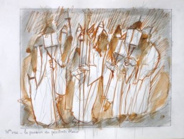 Peinture intitulée "30 ème vue les péni…" par Pierre Jean Delpeuc'H, Œuvre d'art originale