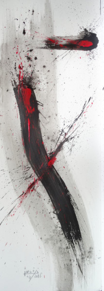 Painting titled "expression du contr…" by Pierre Julia, Original Artwork, Chinese Calligraphy