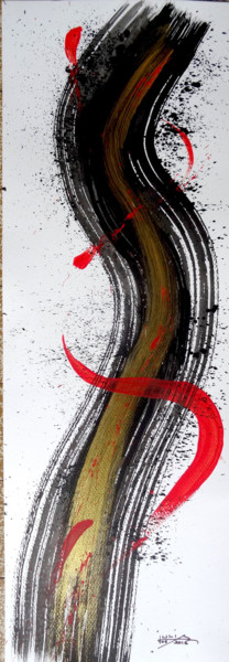Картина под названием "rythme" - Pierre Julia, Подлинное произведение искусства, Акрил