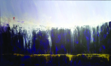 Pittura intitolato "le phare" da Pierre Julia, Opera d'arte originale, Acrilico