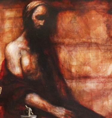Painting titled "Passion" by Pierre Laffillé, Original Artwork, Oil