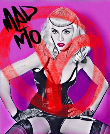 Digitale Kunst mit dem Titel "MO play with MAD ;)" von Mo | Moffatt - Galerie Art Numérique, Original-Kunstwerk