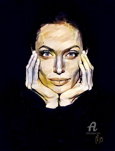 Arts numériques intitulée "Angelina & Me" par Mo | Moffatt - Galerie Art Numérique, Œuvre d'art originale