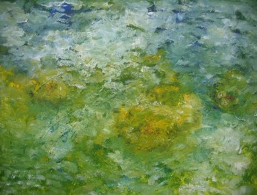 Peinture intitulée "variations sur l'eau" par Pierre Sallé, Œuvre d'art originale, Huile