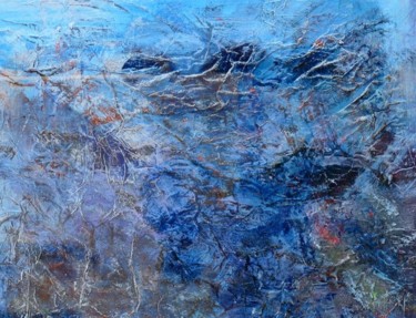 Peinture intitulée "eau" par Pierre Sallé, Œuvre d'art originale, Huile