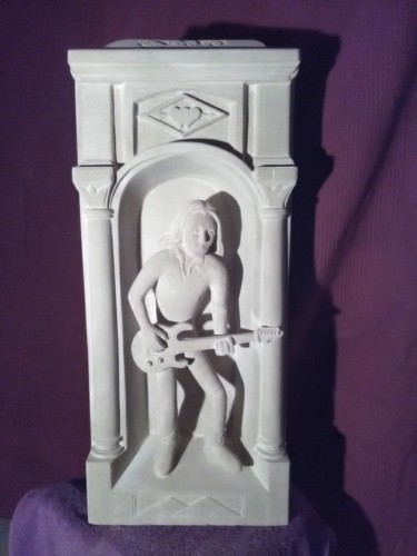 Sculpture titled "Le guitariste." by Pierre Vexlard, Original Artwork