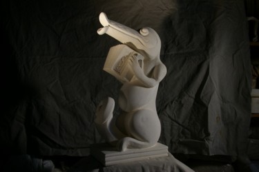 Sculpture intitulée "accordeonniste.jpg" par Pierre Vexlard, Œuvre d'art originale