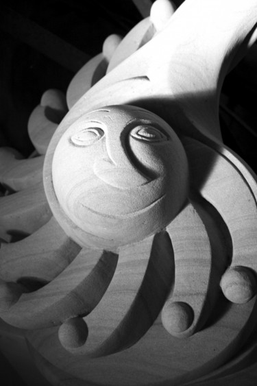 Sculpture intitulée "le-soleil-19.Je sui…" par Pierre Vexlard, Œuvre d'art originale