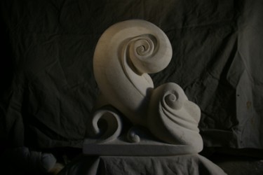 Sculpture intitulée "vague-rieuse.jpg" par Pierre Vexlard, Œuvre d'art originale