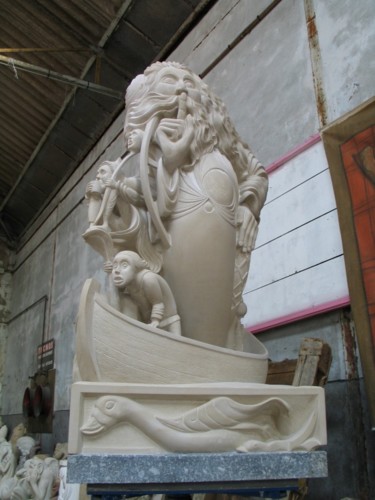 Sculpture intitulée "Dos de la nef. Répo…" par Pierre Vexlard, Œuvre d'art originale