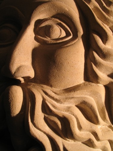 Sculpture intitulée "Détail nef des fous." par Pierre Vexlard, Œuvre d'art originale