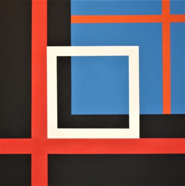 Картина под названием "window" - Piet Godderis, Подлинное произведение искусства, Акрил