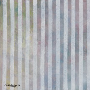 Schilderij getiteld "Heavenly Stripes" door Pieter Vansteenhuyse, Origineel Kunstwerk, Acryl