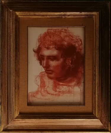 Malerei mit dem Titel "Studio di testa" von Pietro Annigoni, Original-Kunstwerk