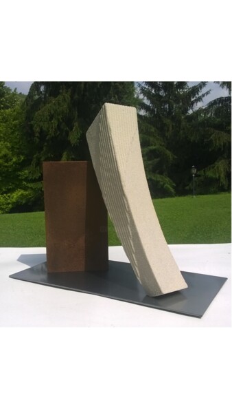 Sculpture intitulée ""Equilibres"" par Pietro Luigi Cesarini, Œuvre d'art originale, Sable