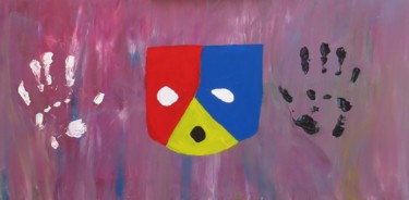 Painting titled "Anxiety" by Pedro Silvestre, Original Artwork, Acrylic