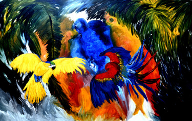 Pittura intitolato "Maracaibo" da Pietro Uguagliati, Opera d'arte originale, Olio