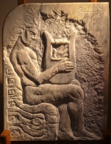 雕塑 标题为“Orpheus” 由Pietro Di Pompeii, 原创艺术品, 石