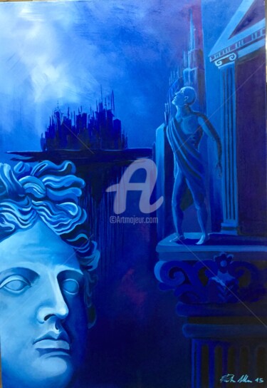 Pittura intitolato "Apollo" da Pietro Mari, Opera d'arte originale, Acrilico