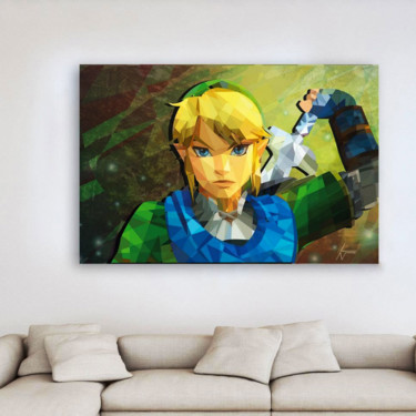 The legend of Link Digitale Künste mit dem Titel "The legend of Link" von Pikanoa, Original-Kunstwerk, Digitale Malerei