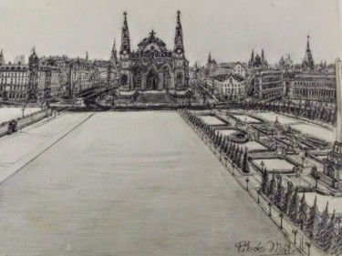 Drawing titled "Santa Cruz Capital…" by Pìlades, Original Artwork, Pencil