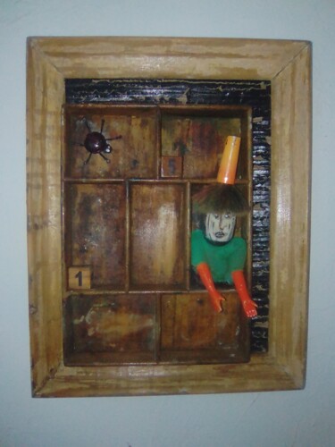 I had a dream Sculpture intitulée "I had a dream" par Pilado, Œuvre d'art originale, Bois