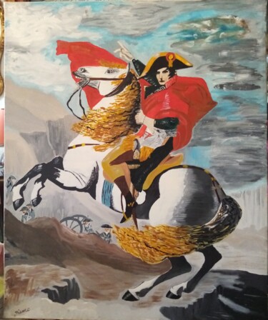 Картина под названием "Napoleon" - Pilar Canovas, Подлинное произведение искусства, Акрил