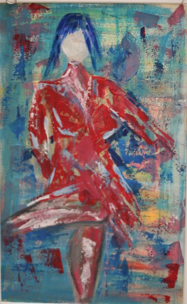 Malerei mit dem Titel "El baile" von Pilar Cotón, Original-Kunstwerk