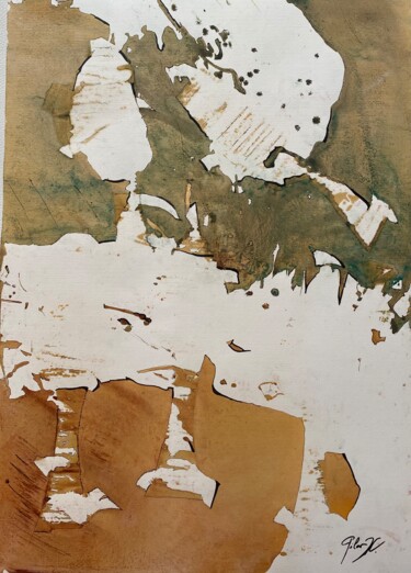 Картина под названием "Serie naturaleza 3" - Pilar Xercavins, Подлинное произведение искусства, Пигменты