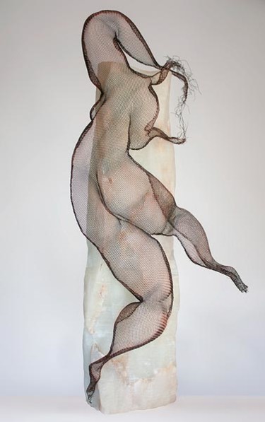 Sculpture titled "Hamman nº2" by Pilar Roldán, Original Artwork, Metals