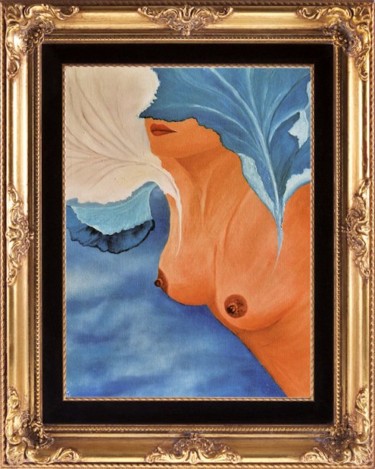 Malerei mit dem Titel "ETOILE" von Pili Gaona, Original-Kunstwerk, Öl