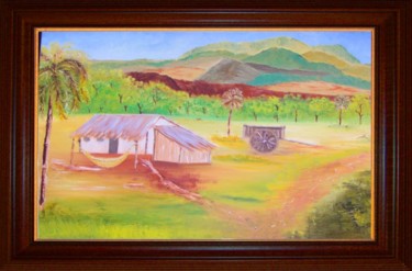 Painting titled "PAYSAGE" by Pili Gaona, Original Artwork